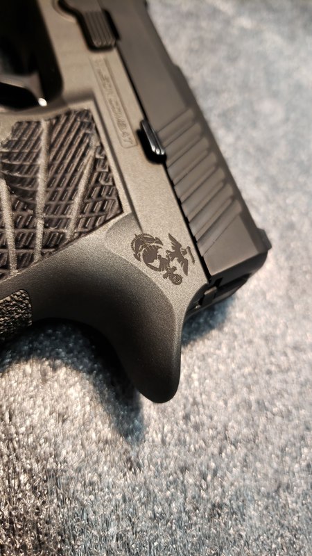 Wilson Combat P320 Cerakoted using Graphite Black and Tungsten
