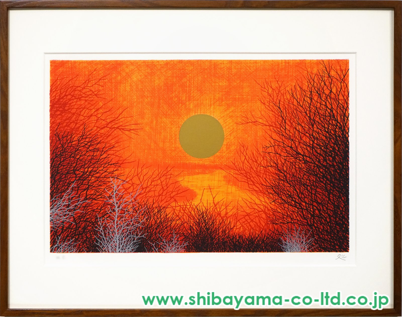 加山又造「赫」リトグラフ :: 絵画買取・販売 - シバヤマ