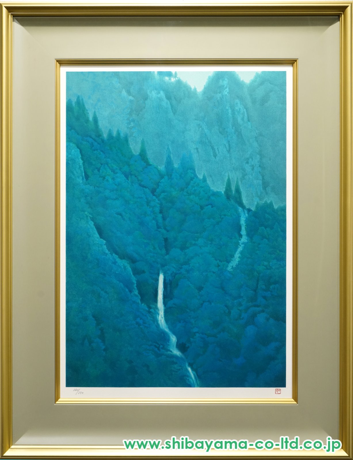 東山魁夷「夕静寂」リトグラフ :: 絵画買取・販売 - シバヤマ