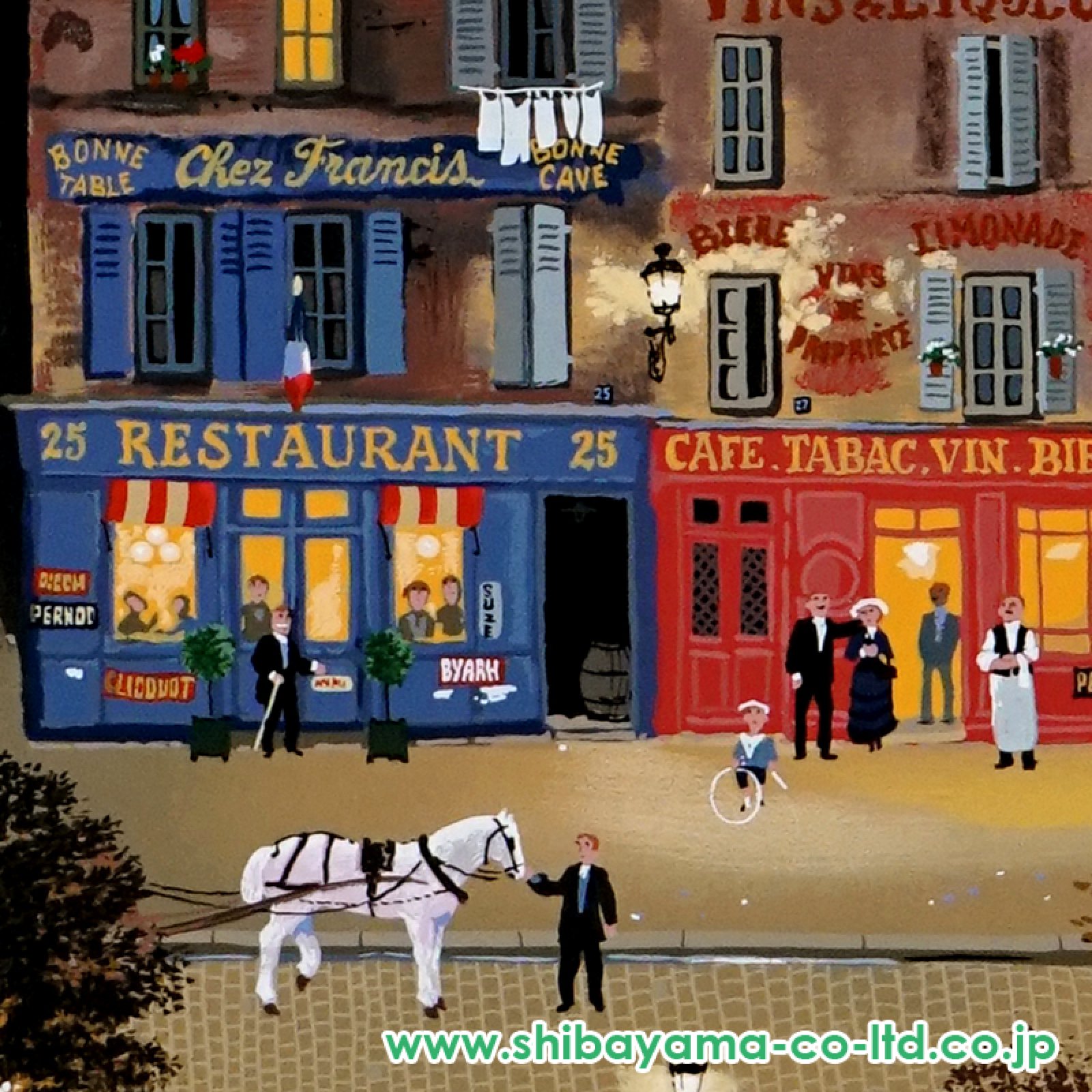 ミッシェル・ドラクロワ「夜のパリ」セリグラフ :: 絵画買取・販売