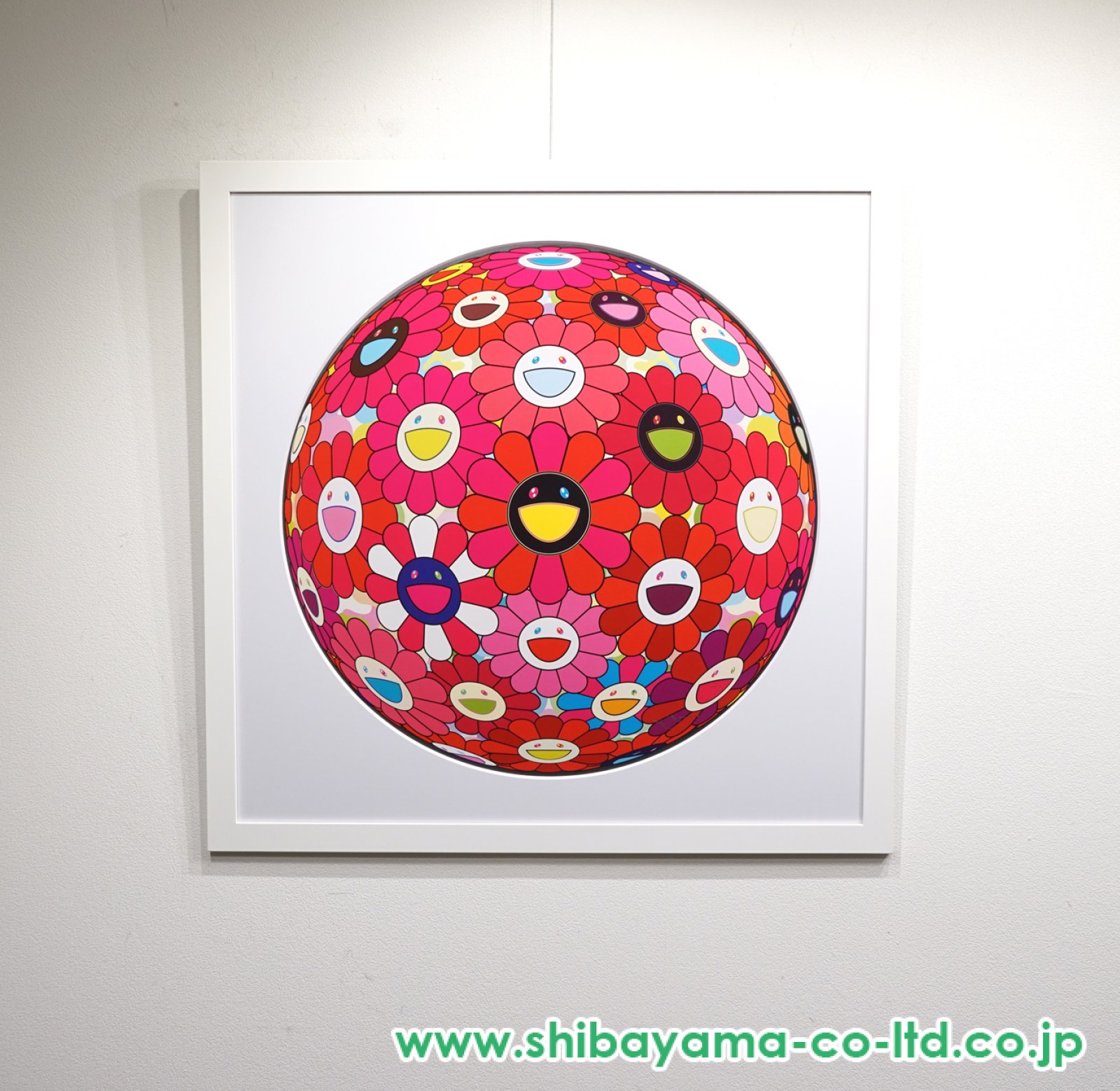 村上隆「フラワーボール3D「ピカソへの手紙」」オフセットプリント