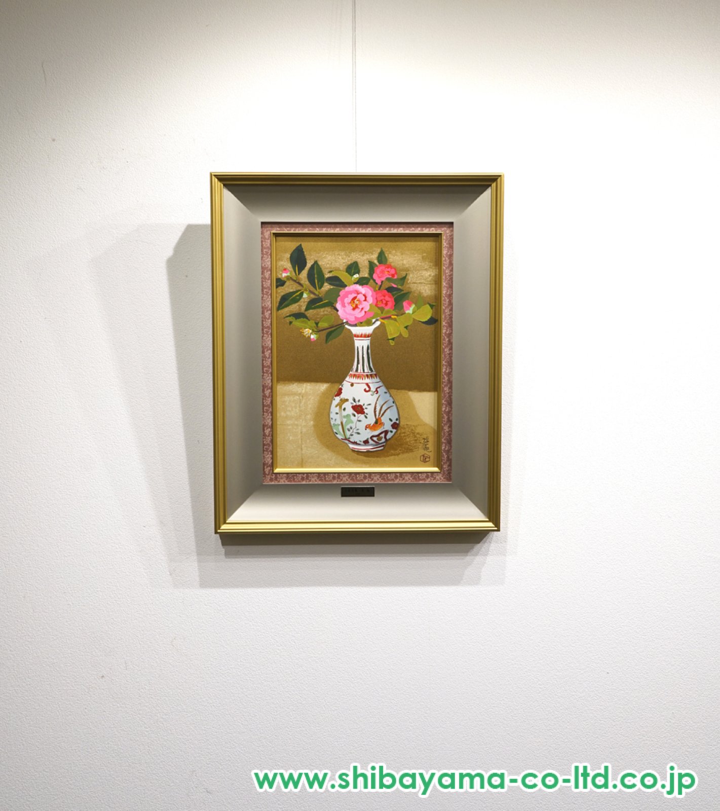 小倉遊亀「寒椿」シルクスクリーン :: 絵画買取・販売 - シバヤマ