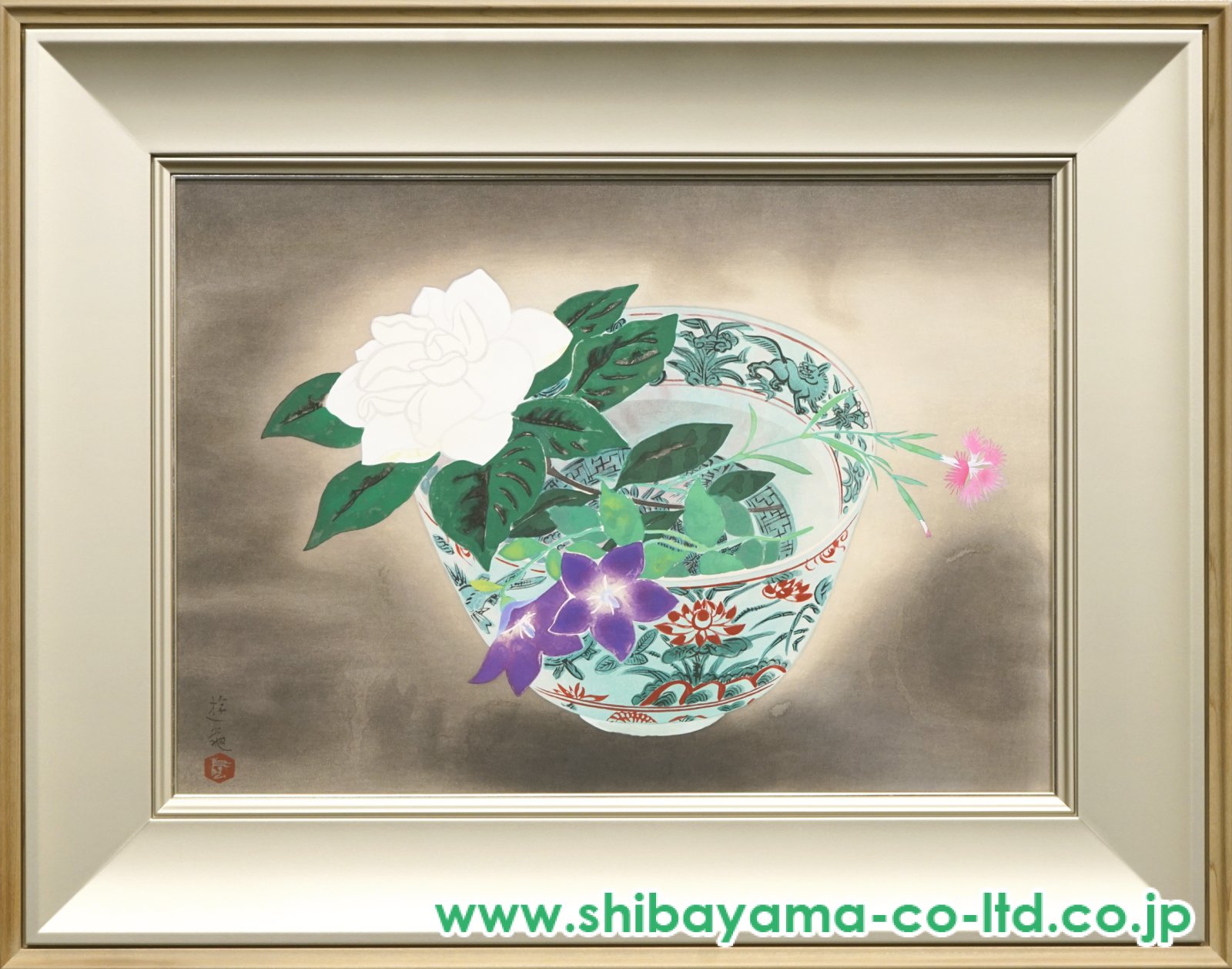 小倉遊亀「花屑」木版画 :: 絵画買取・販売 - シバヤマ