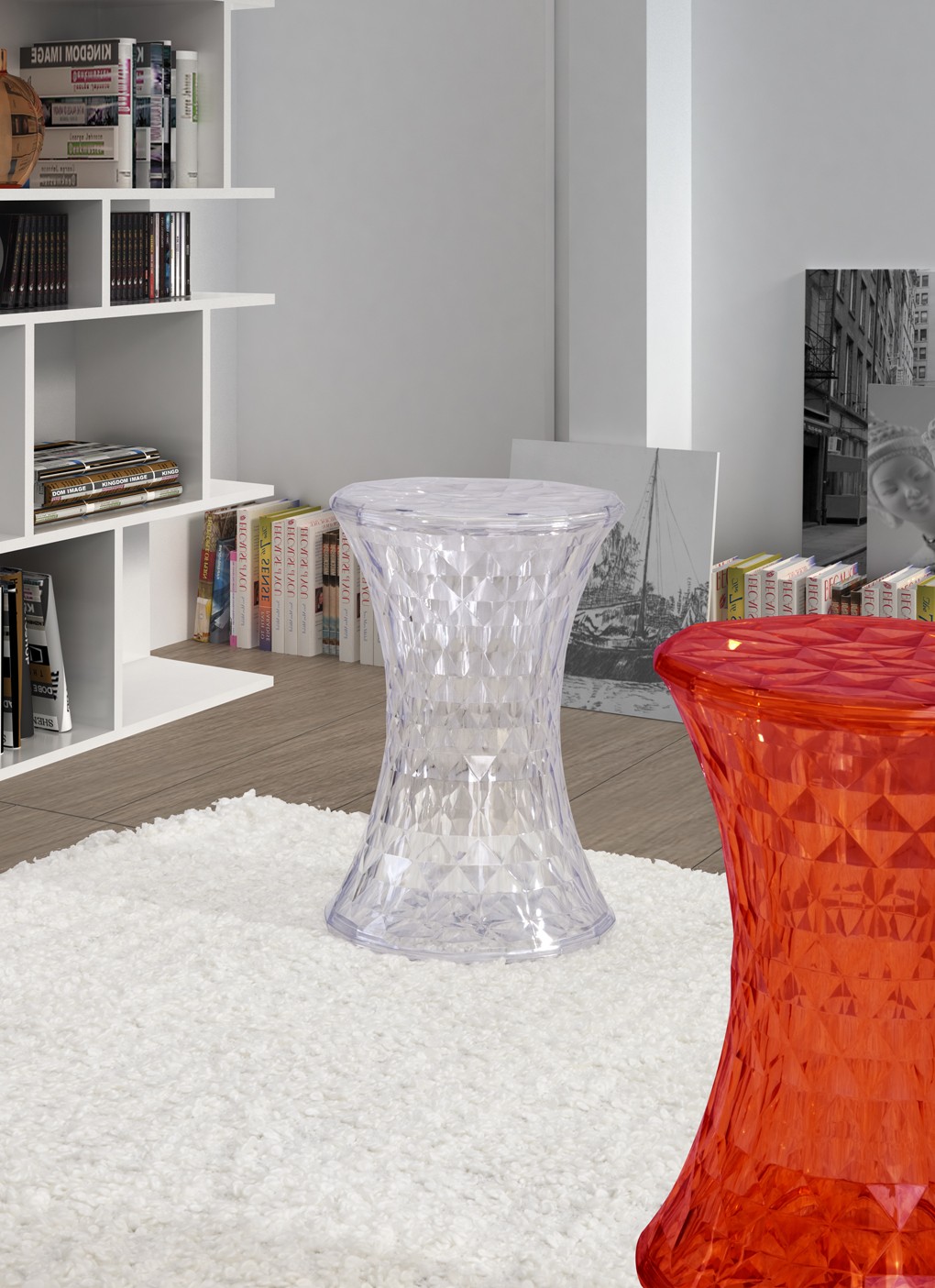 STONE KARTELL END TABLE | Bello Spazio