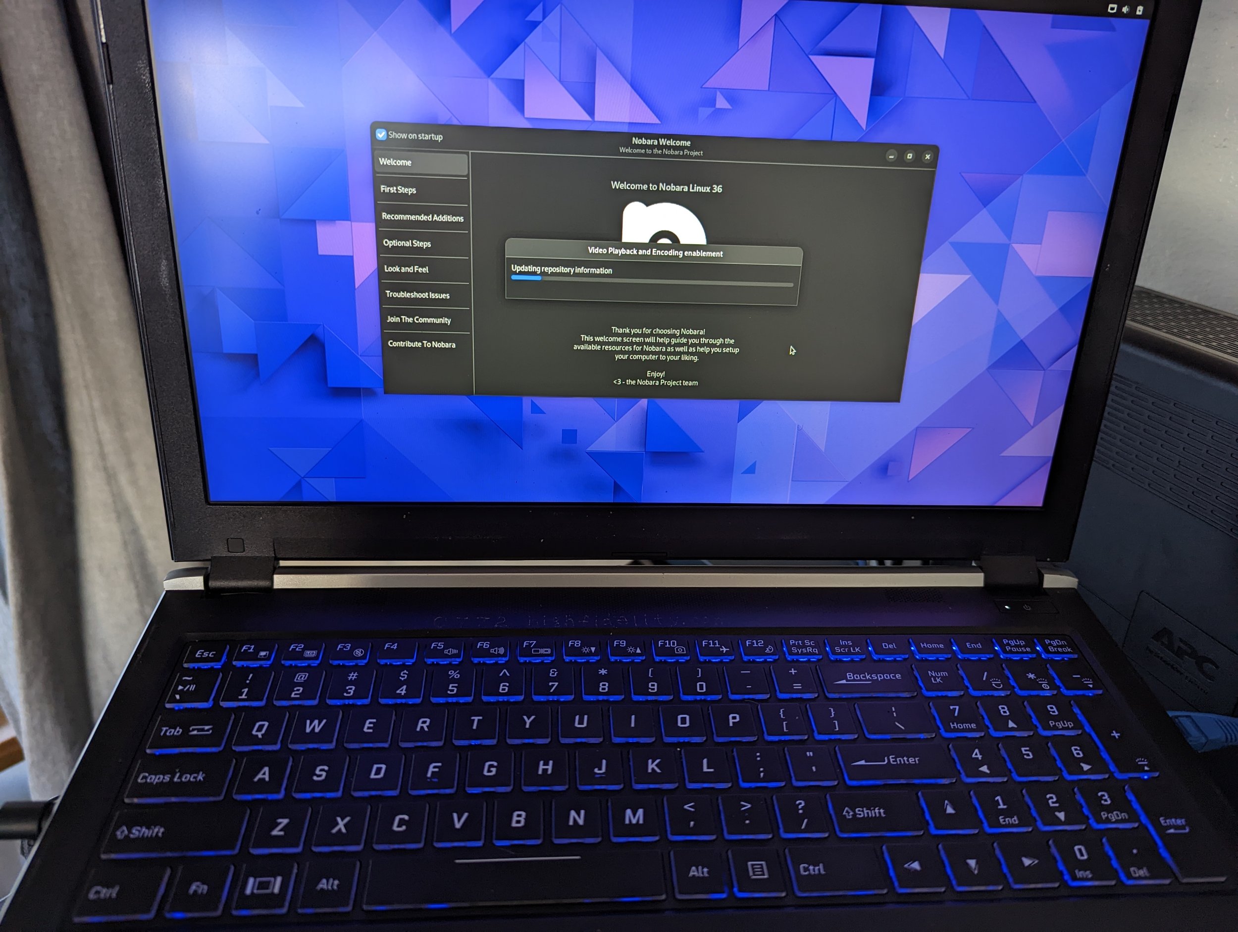 Nobara Linux on an Oryx Pro oryp4 — Alex Seibz' Site