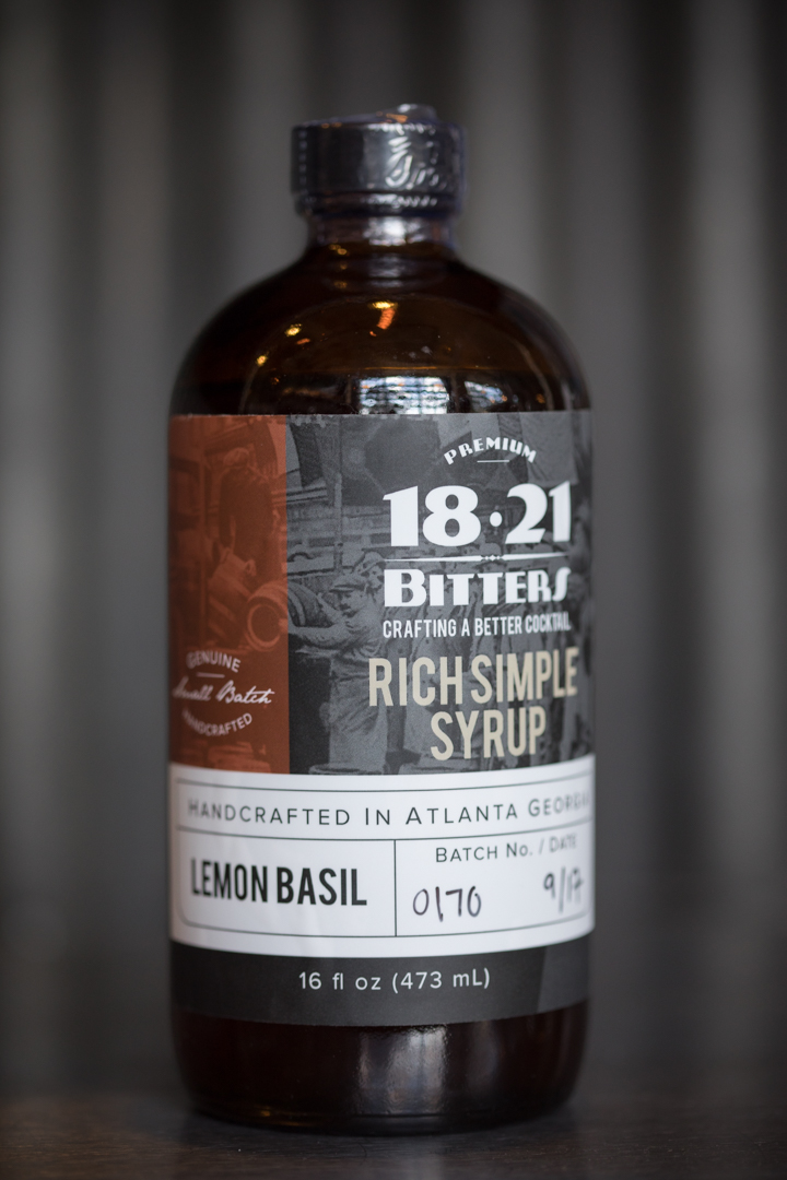 18.21 Lemon Basil Cocktail Syrup — 18.21 Bitters