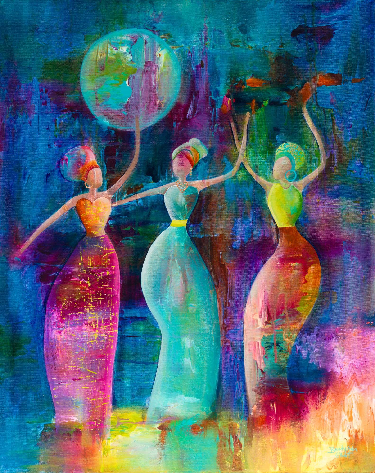 Dancing By Firelight — Beverly Ash Gilbert