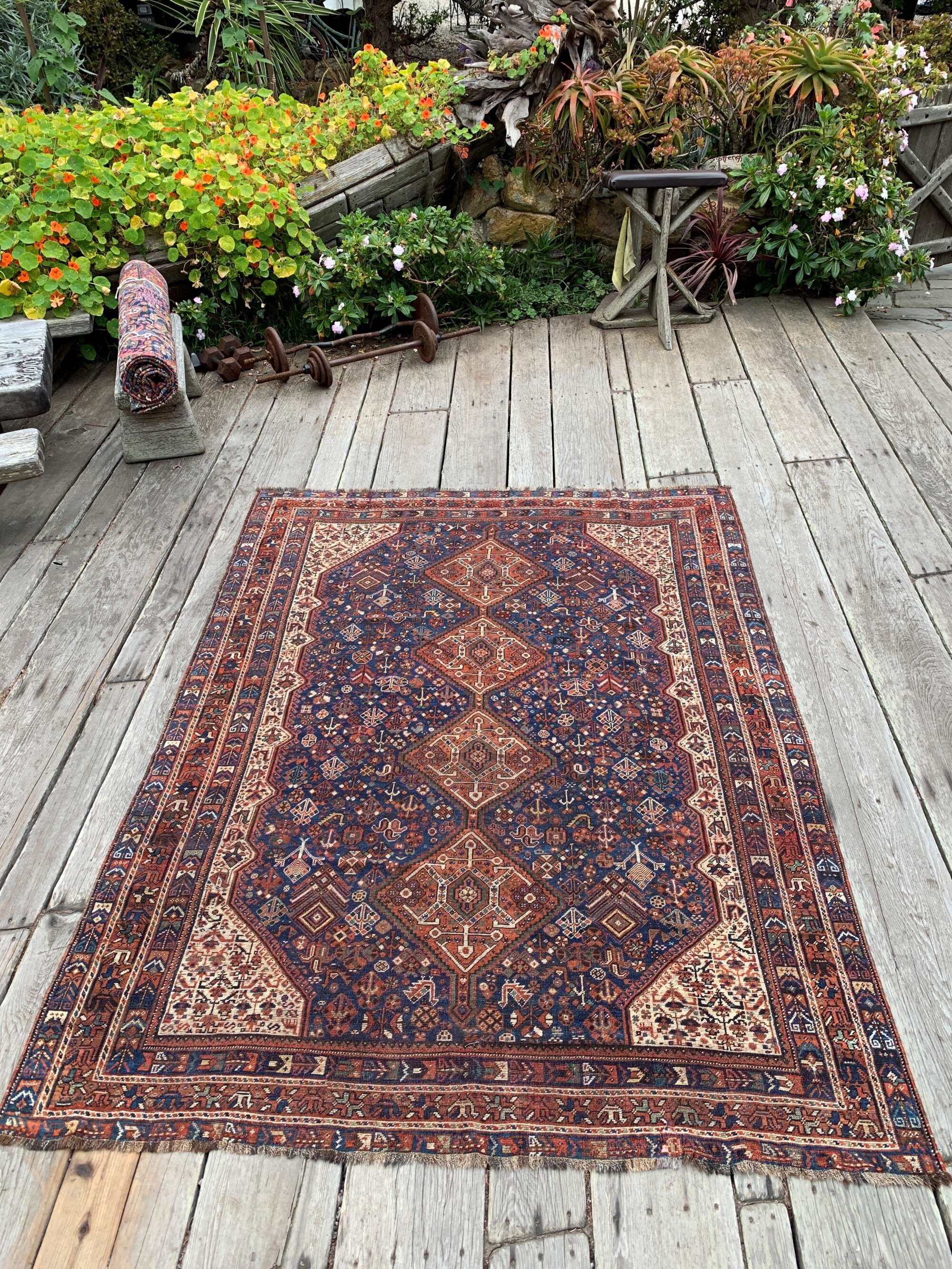 Steelman Rugs — Antique Persian Tribal Rug 6'7