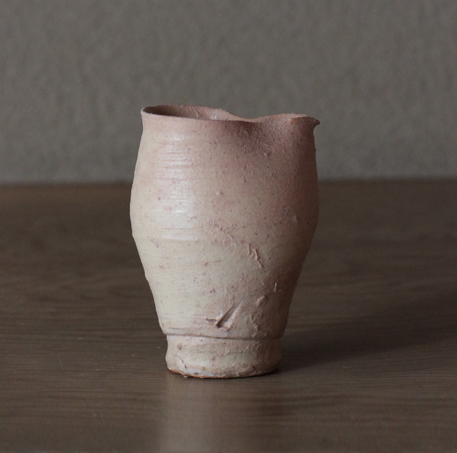 石丸陶芸【銀花作】 花瓶？酒器 ？インテリアに 石丸陶芸【銀花作