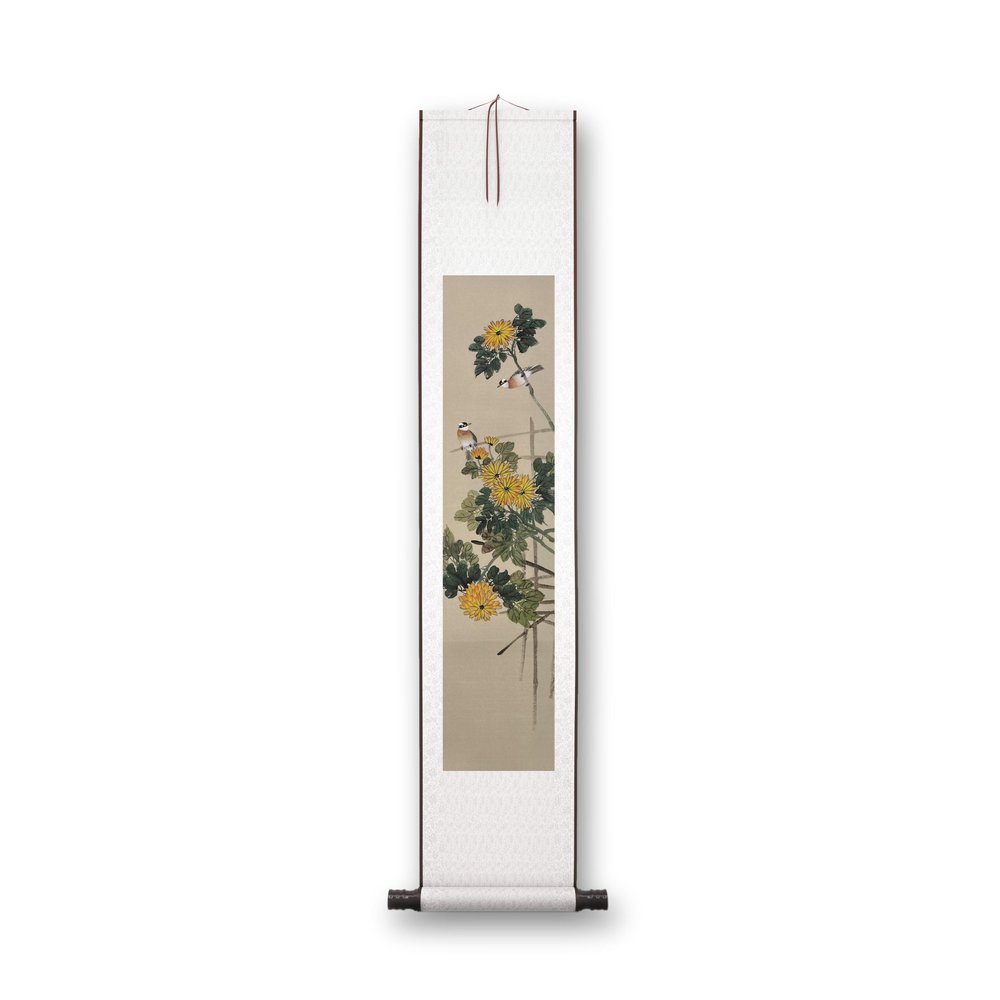 梅兰竹菊 The Four Gentlemen of Plum, Orchid, Bamboo, and