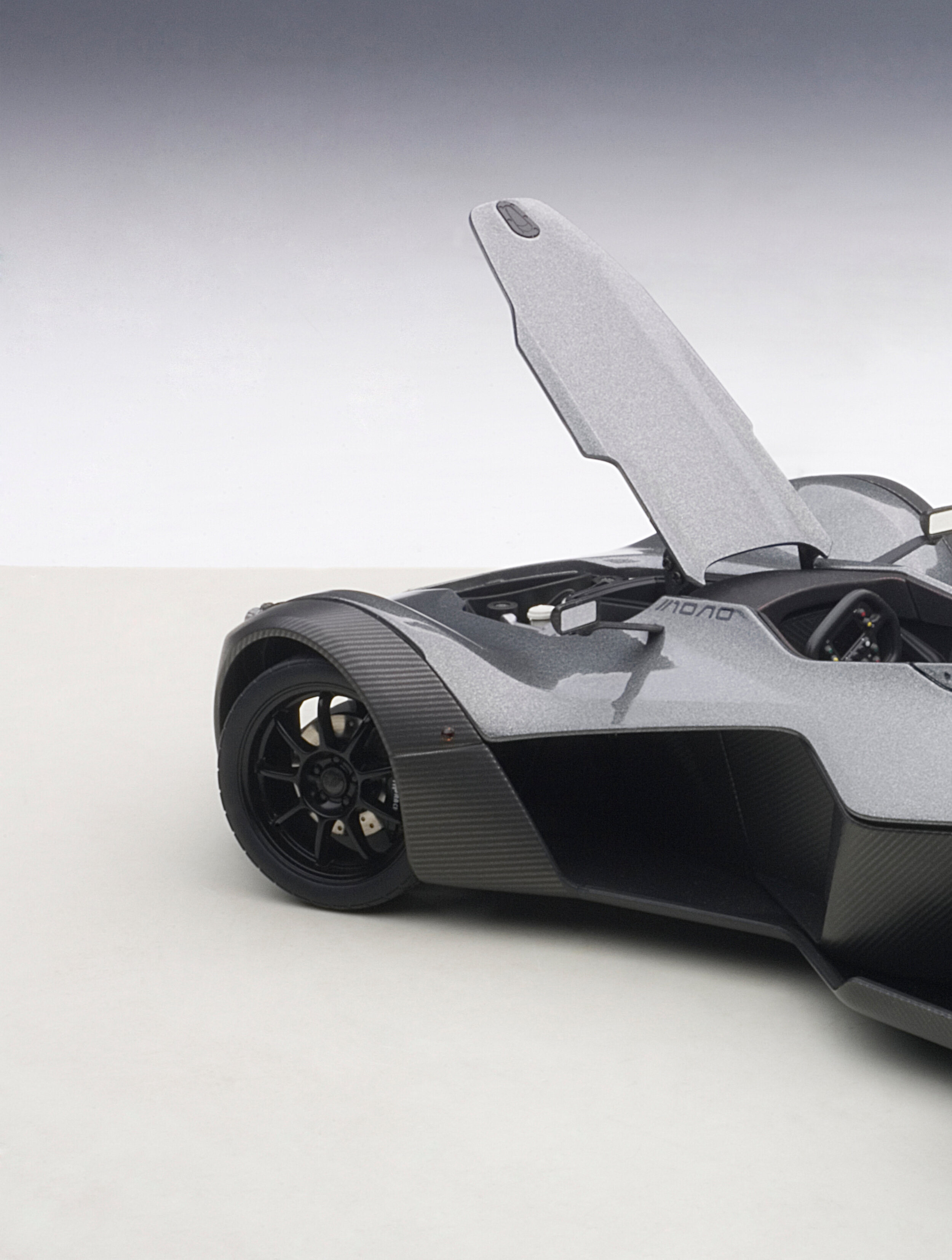 BAC Mono 1:18 Scale Model Metallic Grey — BAC