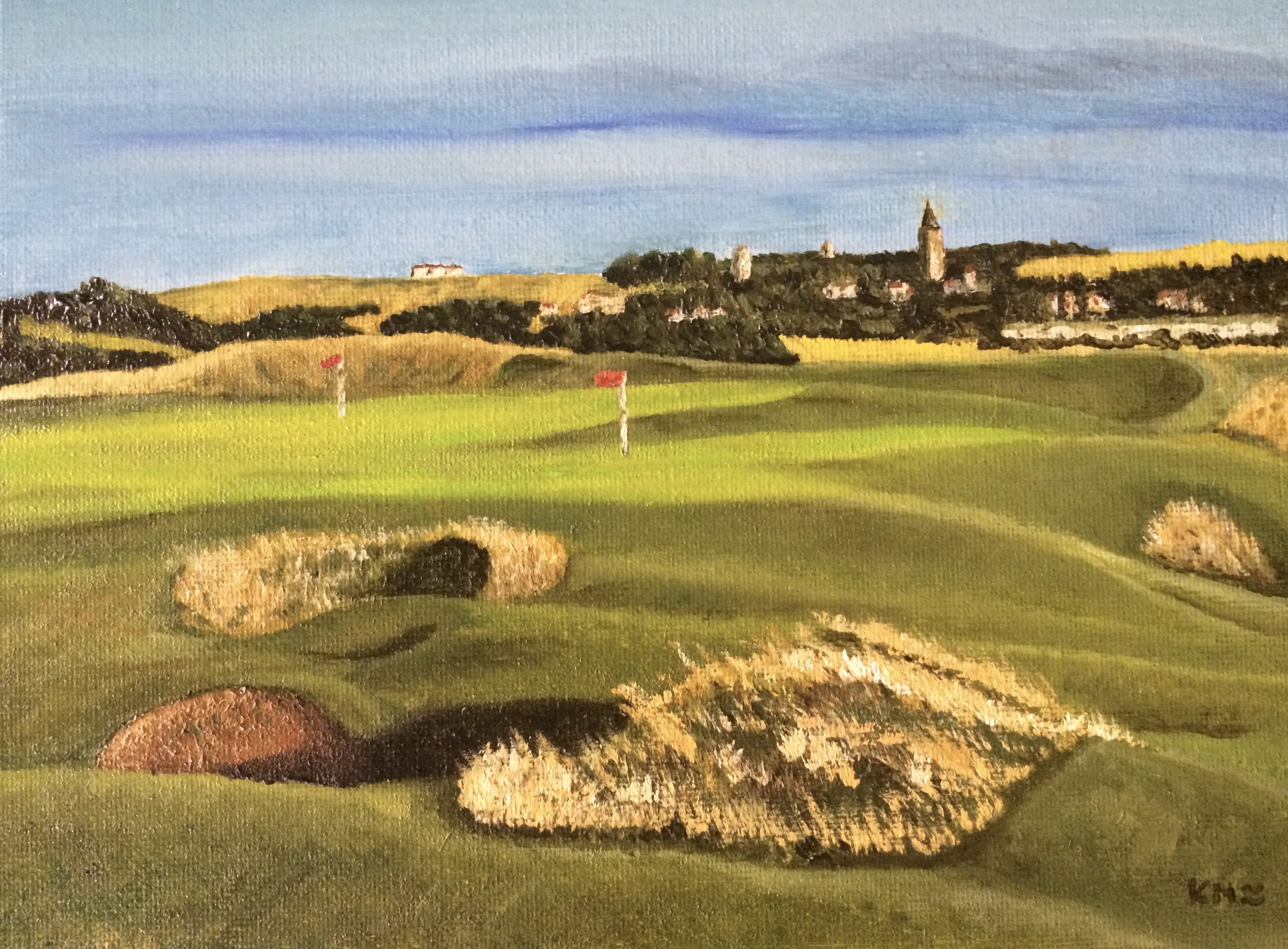 The Old Course — Kathleen McDonnell Bell Art