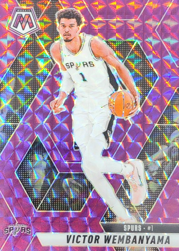 Victor Wembanyama 2024 Mosaic #31 Purple /99 Price Guide - Sports
