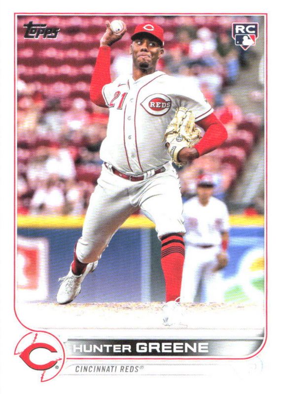 Hunter Greene 2022 Topps Update #US160 Base Price Guide - Sports