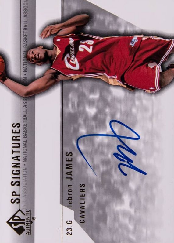 LeBron James 2003 SP Authentic #LJ-A SP Signatures Price Guide