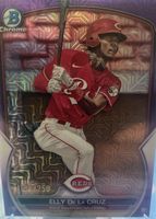 Elly De La Cruz 2023 Bowman Mega Box #BCP-65 Chrome Prospects