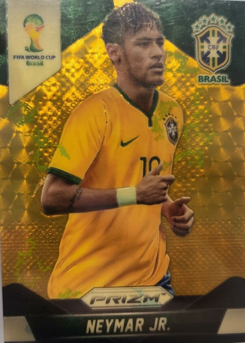 Neymar Jr. 2014 Prizm World Cup #112 Gold Power /5 Price Guide