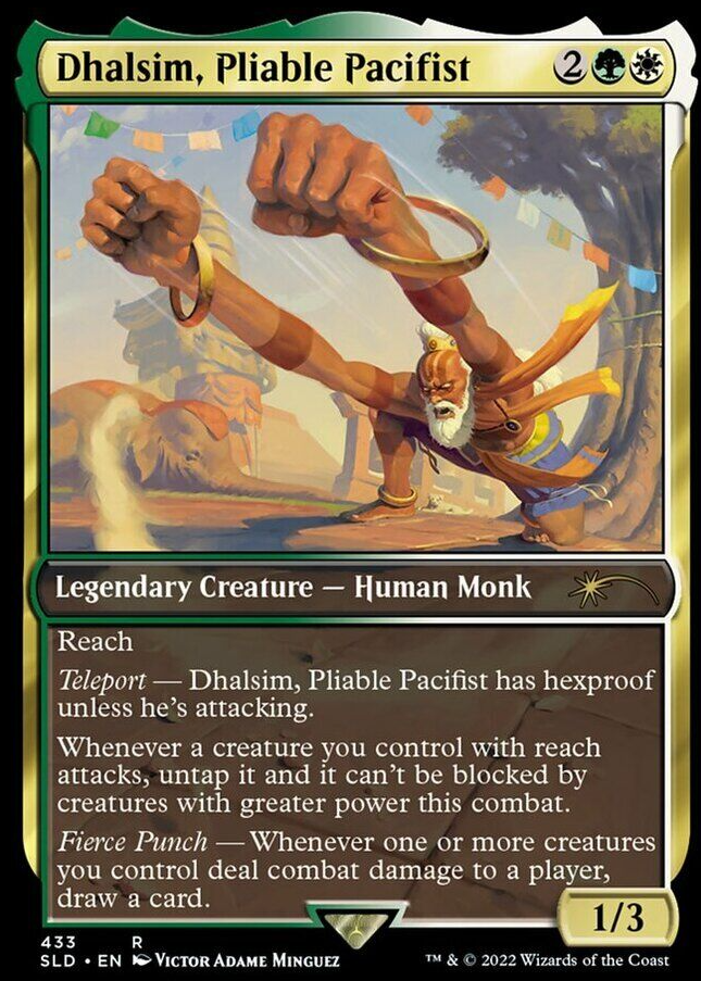 Dhalsim, Pliable Pacifist 2022 Secret Lair Drop #433 Foil Price