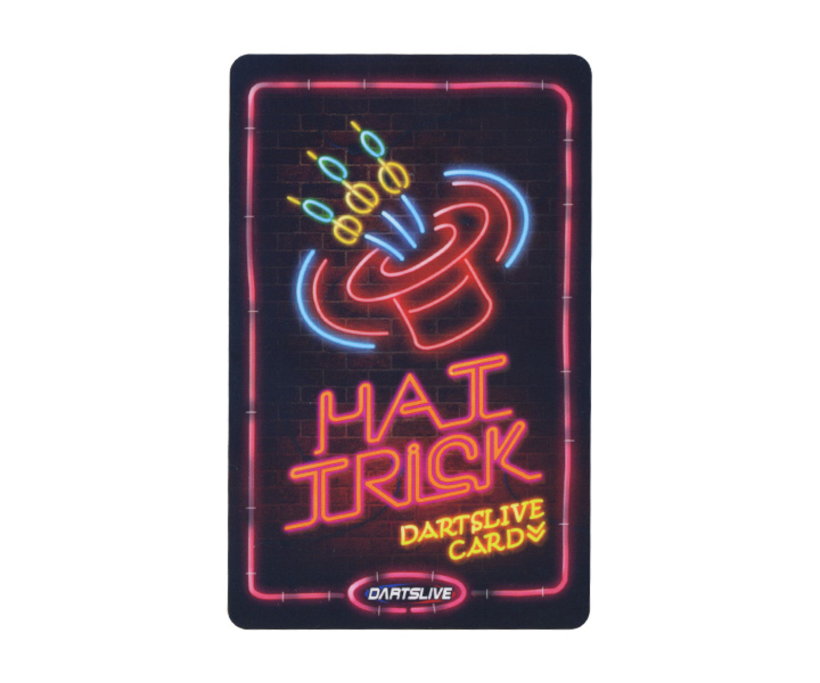 ダーツゲームカード【ダーツライブ】NO.1486 HAT TRICK｜ダーツ用品は
