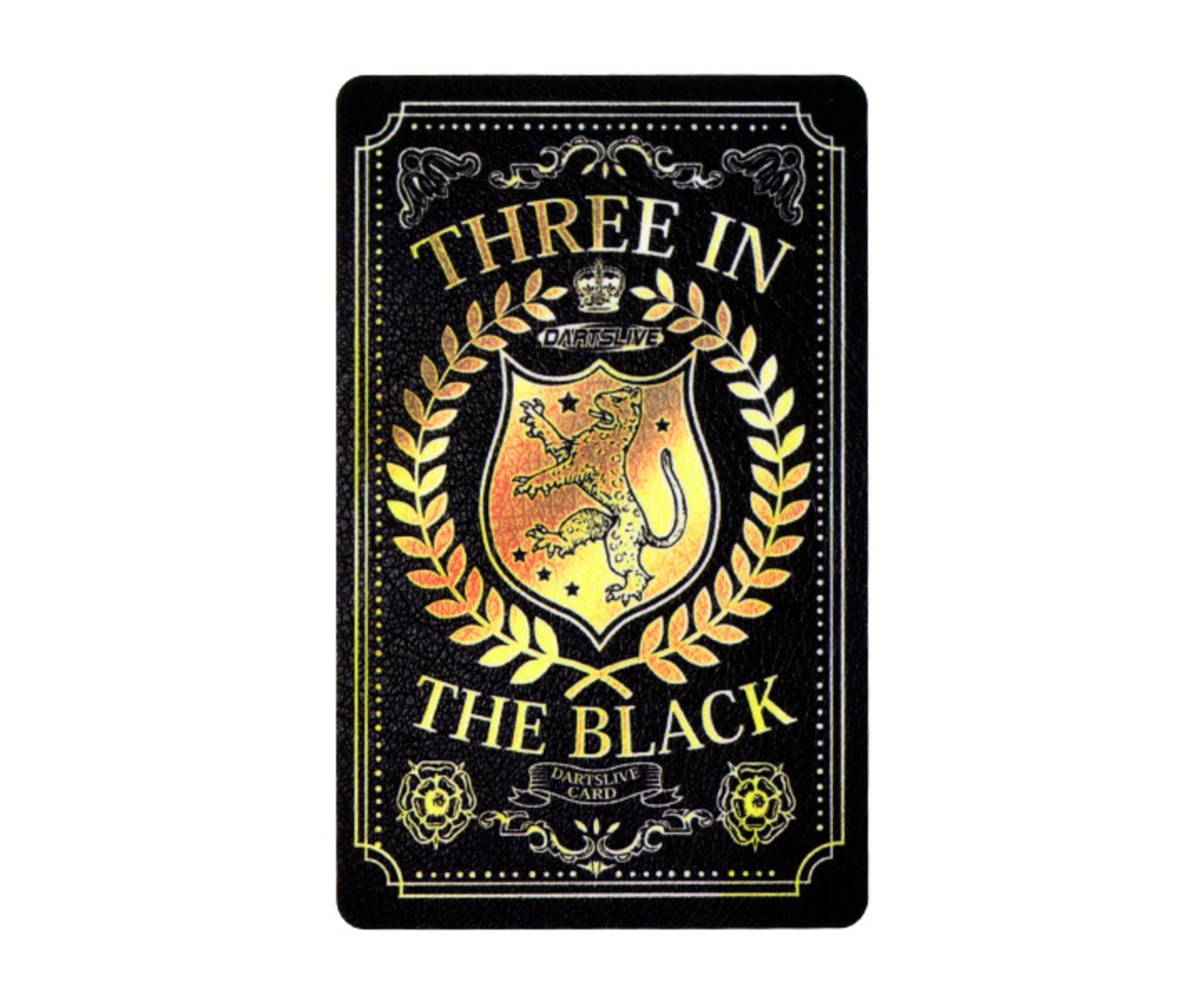 ダーツゲームカード【ダーツライブ】NO.1540 THREE IN THE BLACK