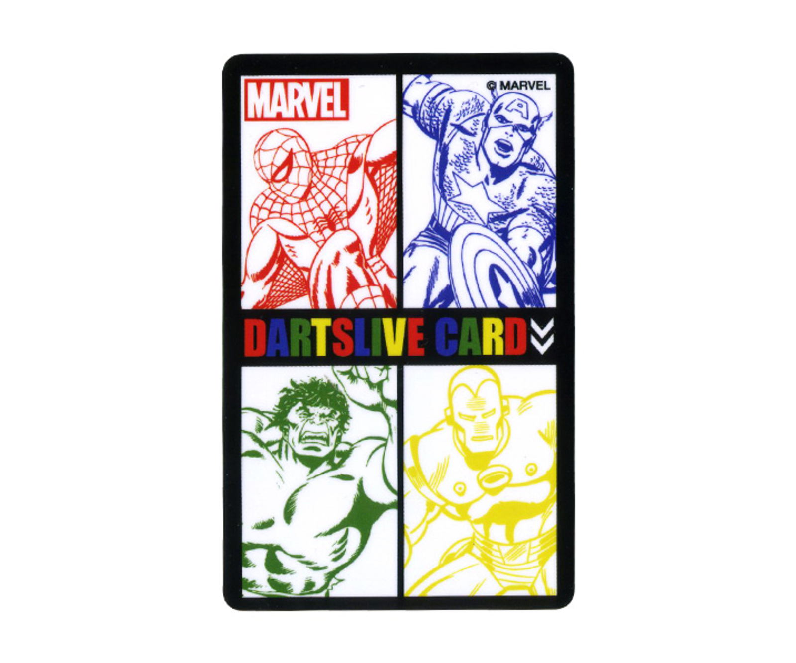 ダーツライブカード マーベル 5枚セット DARTSLIVE CARD MARVEL セット