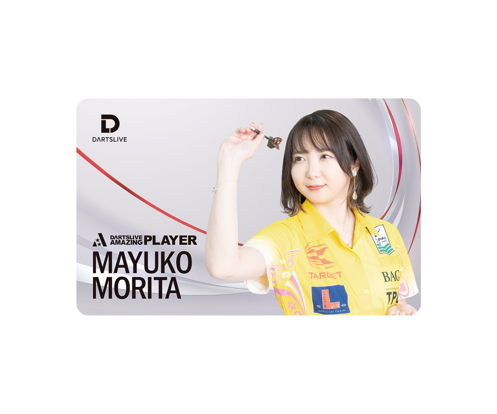 ダーツ雑貨【ダーツライブ】ダーツライブ プレイヤーグッズ第四弾 森田