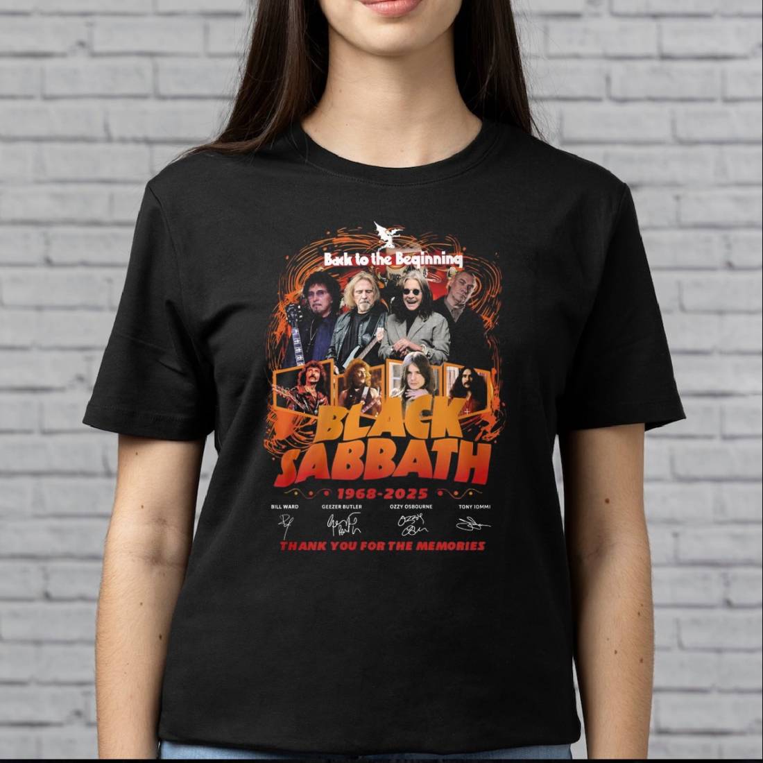 Back To The Beginning Black Sabbath 1968-2025 T-shirt - Ricardo