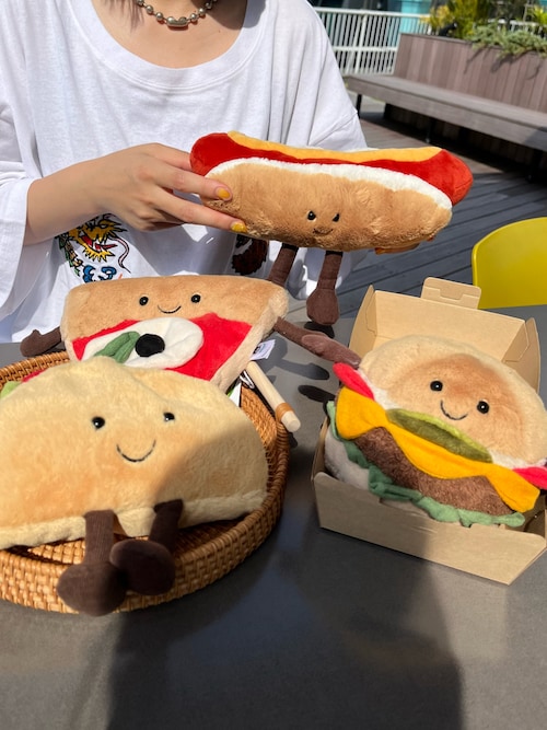 JELLYCAT Amuseable Hot Dog ホットドッグ ぬいぐるみ（フィギュア