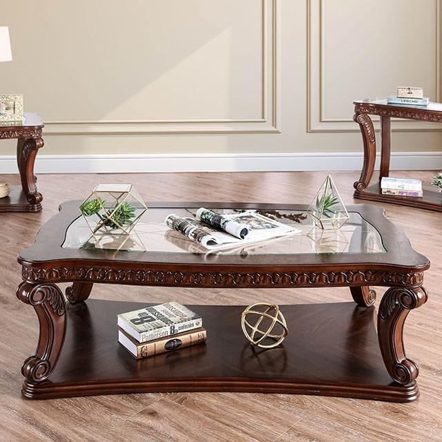 FURNITURE OF AMERICA Walworth Coffee Table CM4428C | Mackey Home