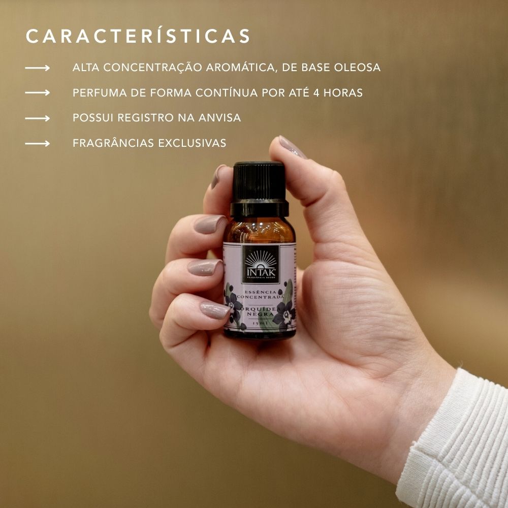 Essência Concentrada Orquídea Negra 15ml - Alta Fixação e