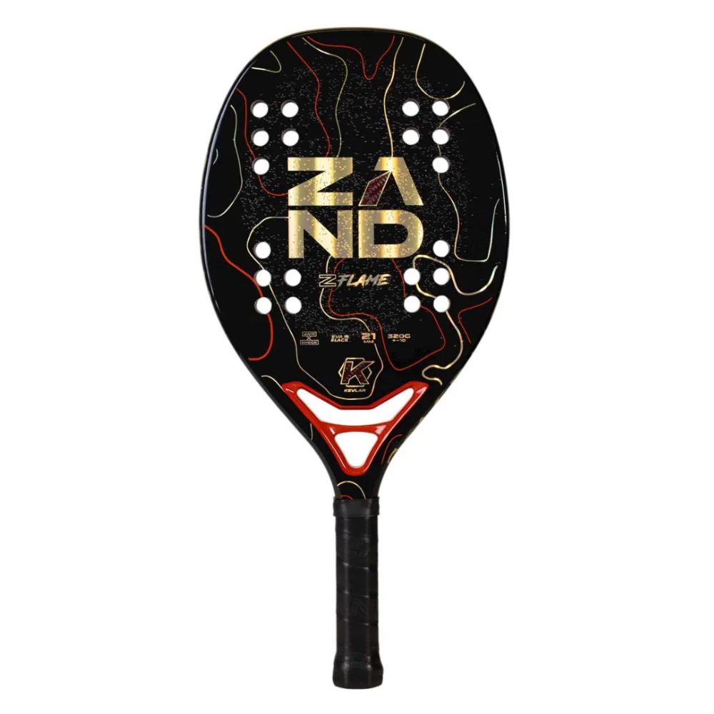 Raquete de Beach Tennis Zand Z Flame 2026 - Leve, resistente e com