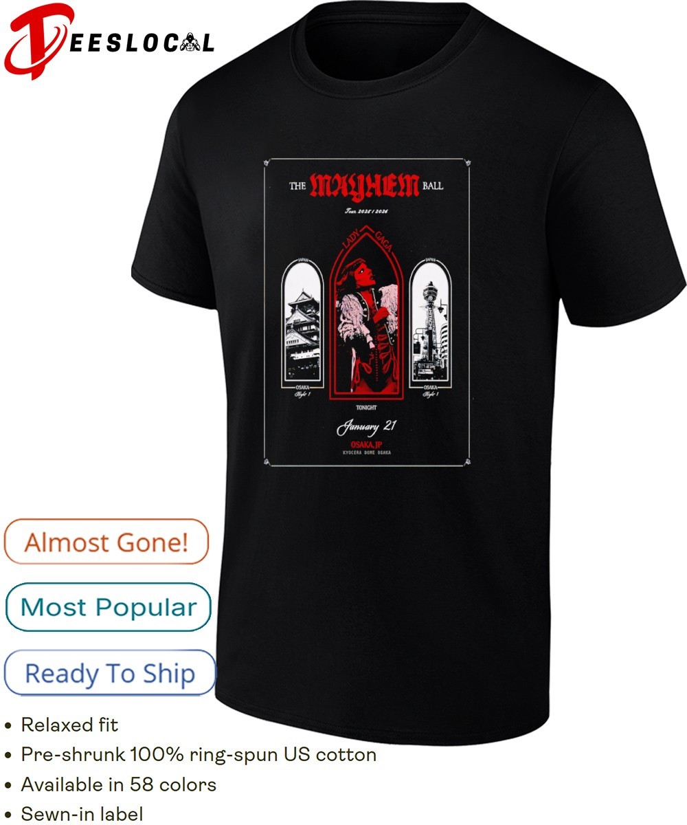 ミュージシャン lady gaga JAPAN DATE BACK SS TEE 完売品】Lady Gaga