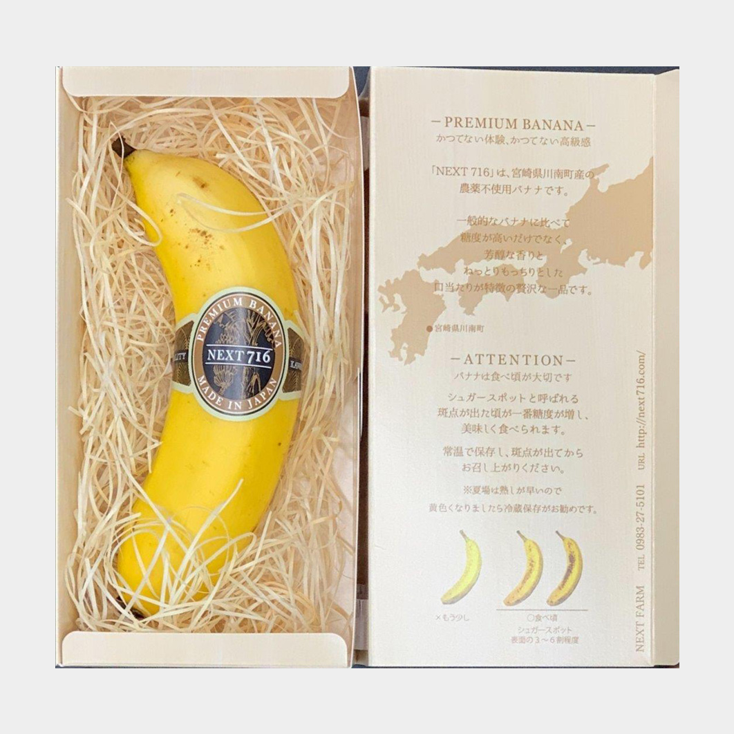無農薬宮崎産バナナ「NEXT716」レギュラーサイズ6本セット | 宮崎