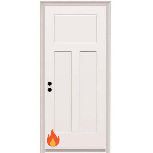 MMI DOOR 32 in. x 80 in. Rockport Right-Hand Primed Composite 20