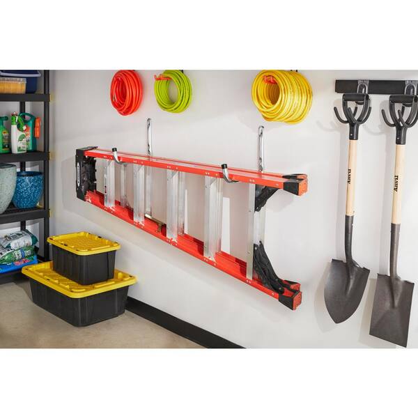 Everbilt 25 lbs. 10 in. Wall Mount Zinc Plated Steel Giant Storage