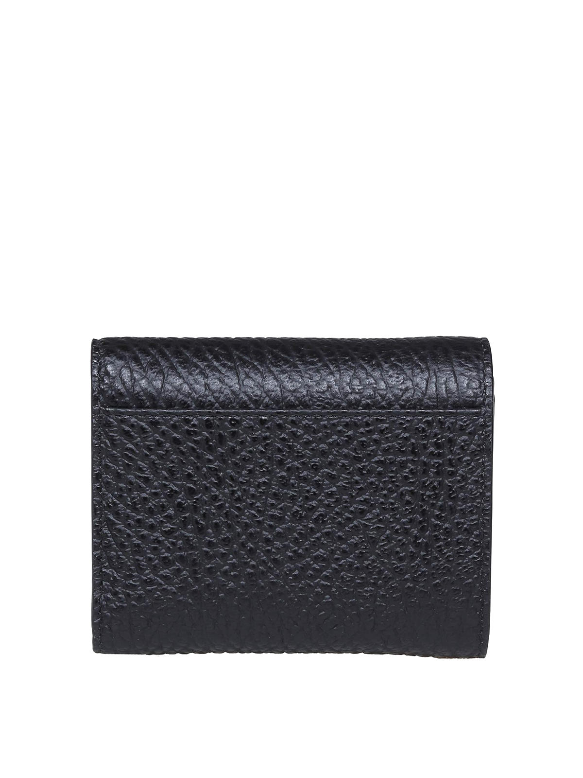 Maison Margiela Black leather wallet - Black|SA3UI0010P4455T8013