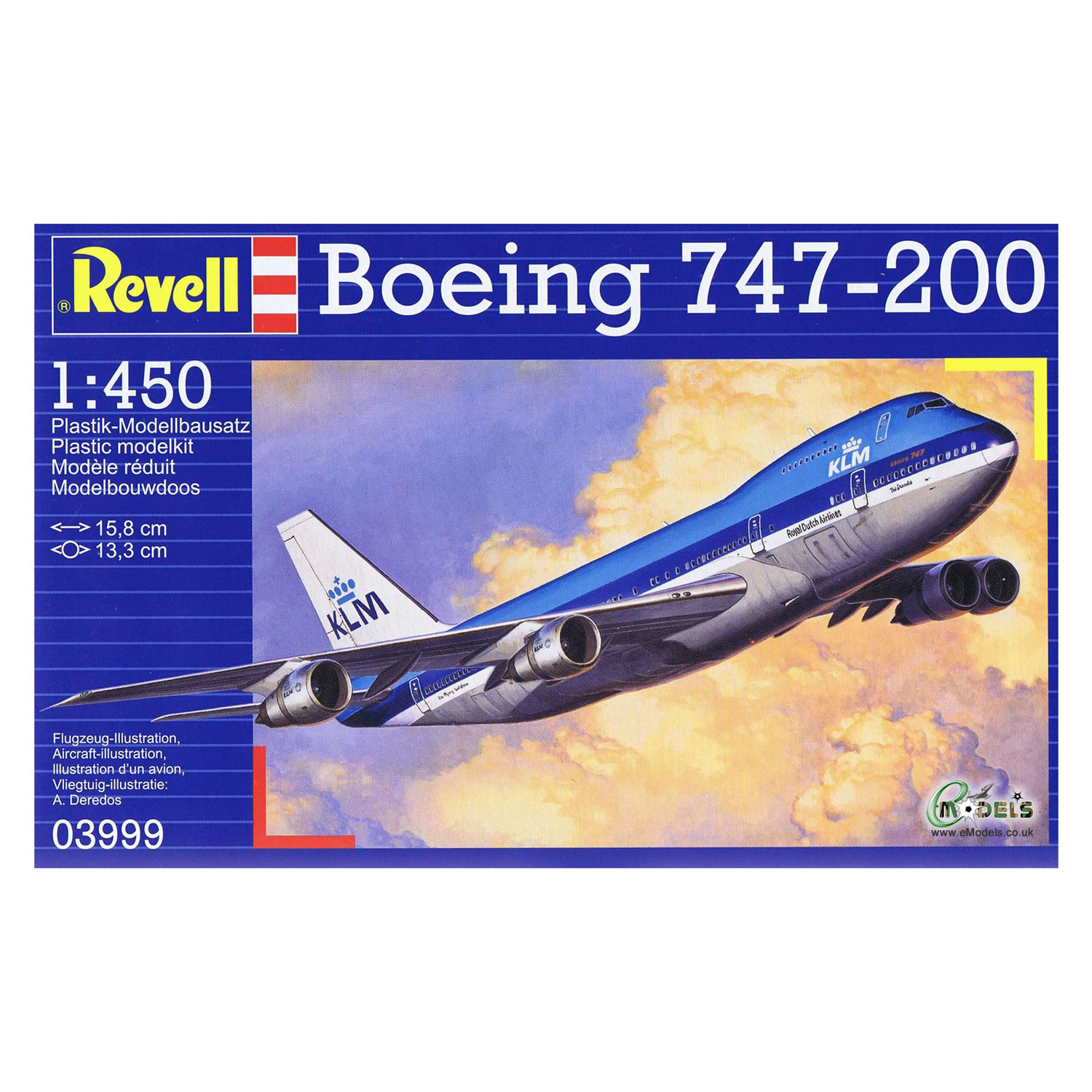 Revell Boeing 747-200 Jumbo Jet | Thimble Toys