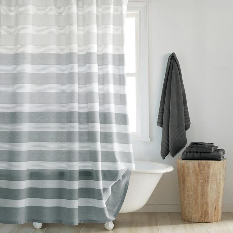 DKNY, Highline Stripe Shower Curtain | Zola