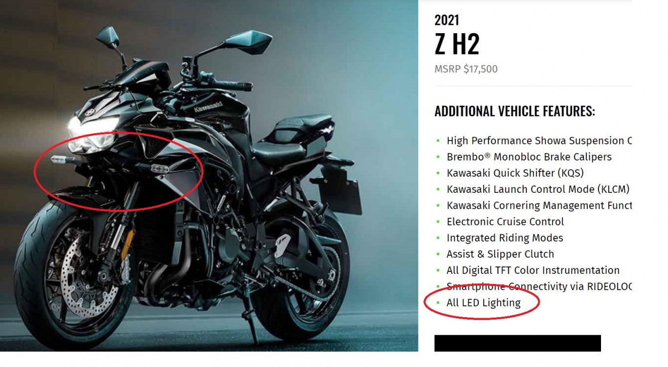 Missing LEDs? 2021 ZH2 black halogen - Electrical, Lighting, and