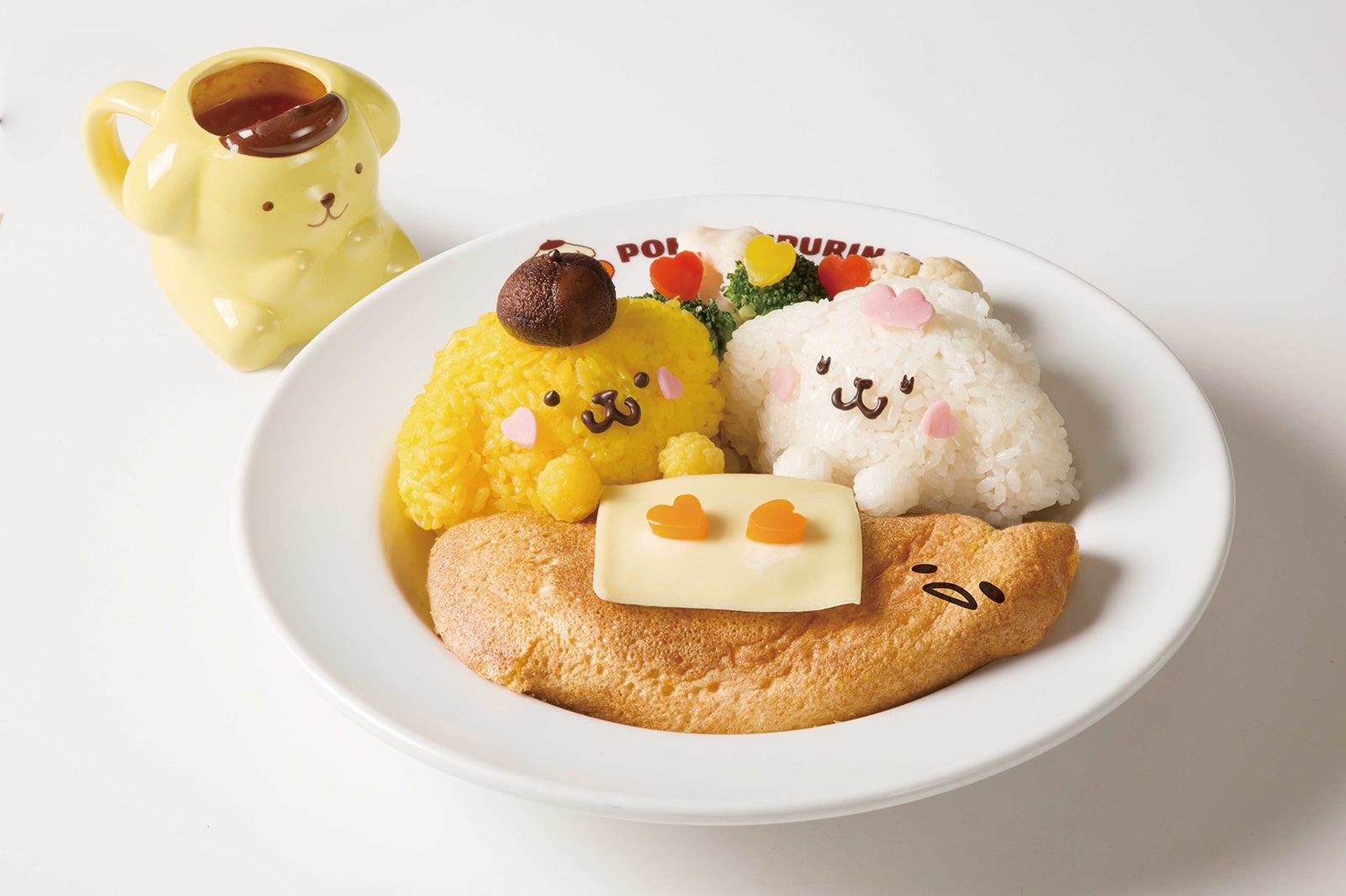 ポムポムプリンカフェ」マカロン＆ぐでたまと仲良くコラボ！ブーム再燃