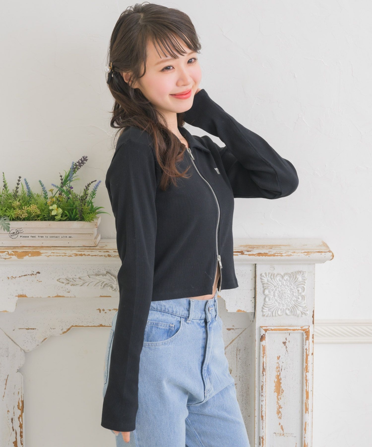 ダブルZIP刺繍CT|ems excite | RETRO GIRL ONLINE STORE レトロガール