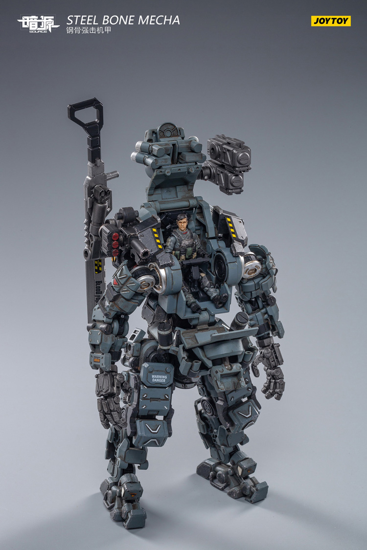 JoyToy Dark Source Steel Bone Armour - Grey with pilot – Joytoy