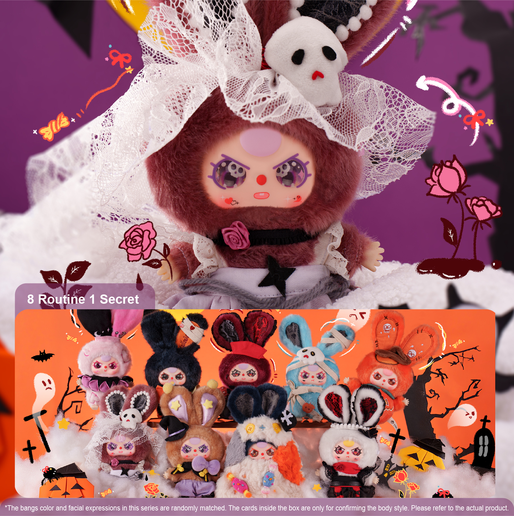 Baby Three - Halloween limited edition Plush Blind Box（Babythree