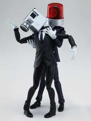 NO MORE 映画泥棒」が本格フィギュア化！カメラ男とパトランプ男が登場