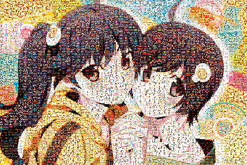 ジグソーパズル 偽物語 モザイクアート 1000ピース(1000-378