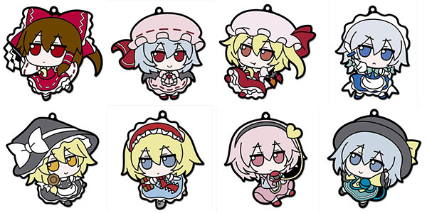 東方Project ふもふもトレーディングラバーストラップ 8個入りBOX[Gift