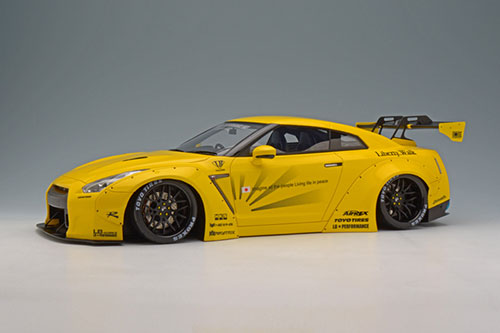リバティーウォーク 1/64 LB PERFOMANCE GTRのイエロー未開封