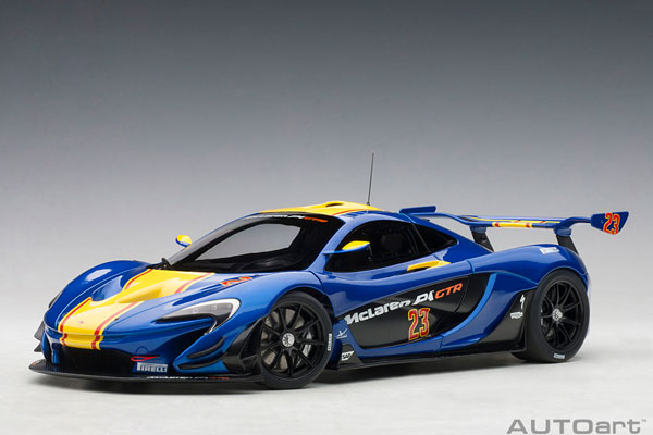 1/18 マクラーレン P1 GTR (ブルー/イエロー)[オートアート]【送料無料
