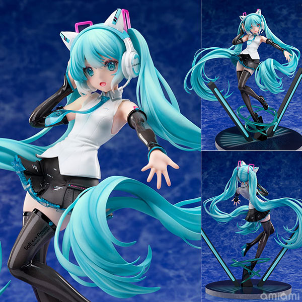 妖舞YOWU×F：NEX 初音ミク 猫耳ヘッドフォンVer. 1/7 完成品フィギュア