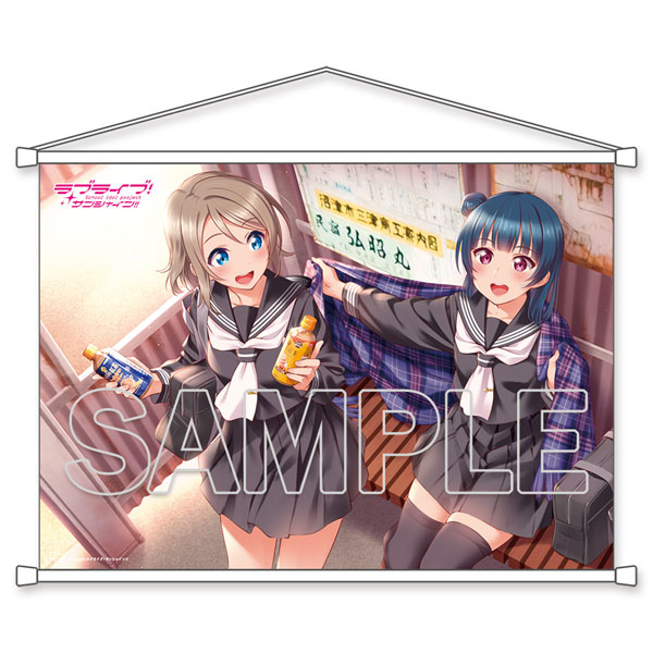 ラブライブ！サンシャイン！！』B2タペストリー Aqours 曜＆善子